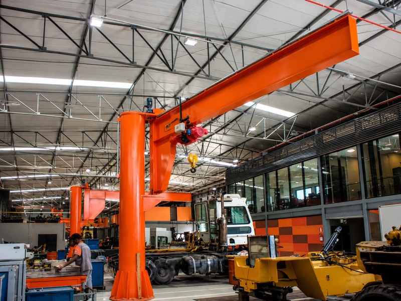 Braço giratório industrial